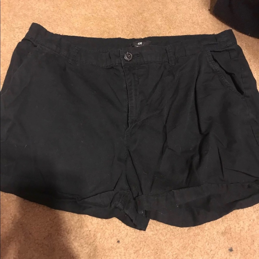 H&M Black Shorts